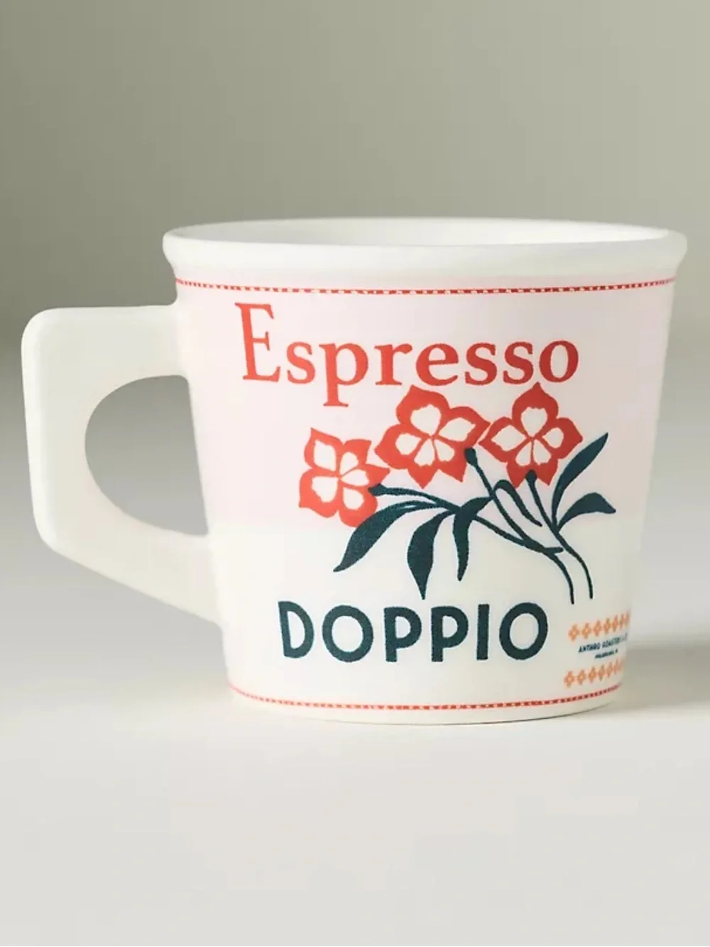 Anthropologie Glace Stoneware Espresso Cup